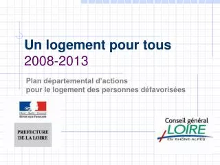 un logement pour tous 2008 2013