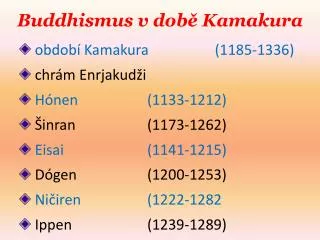 buddhismus v dob kamakura