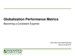 Globalization Performance Metrics