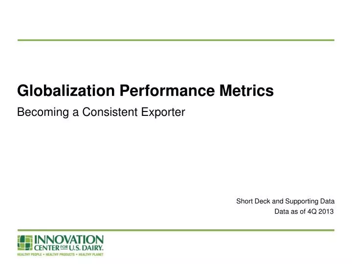 globalization performance metrics