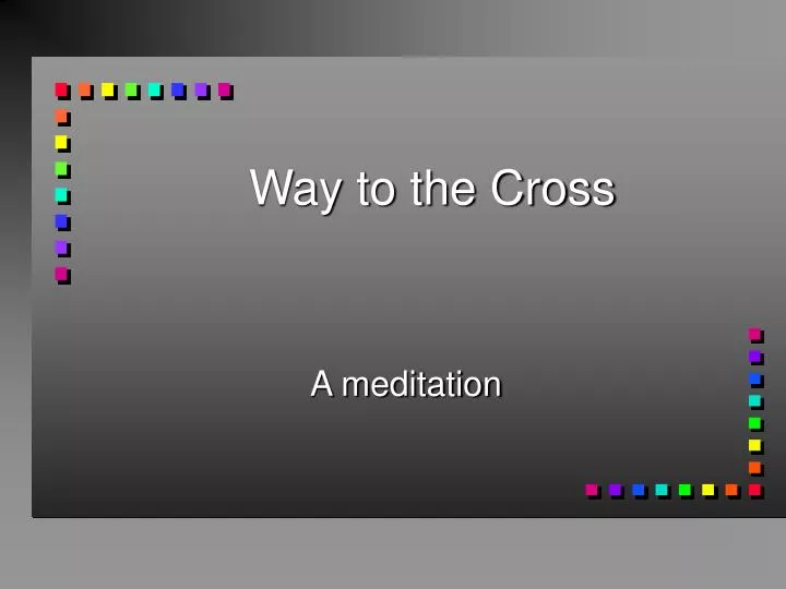 way to the cross