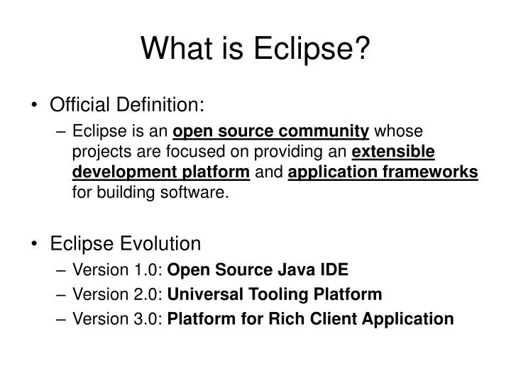 what is eclipse