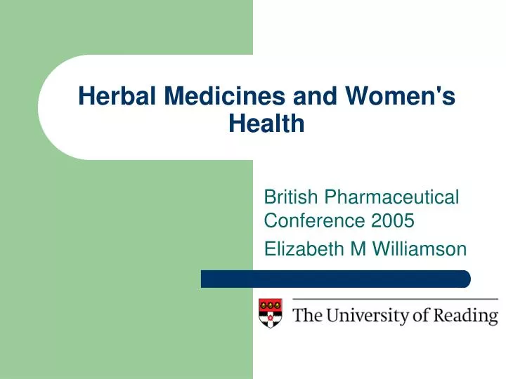 herbal medicines and women s health