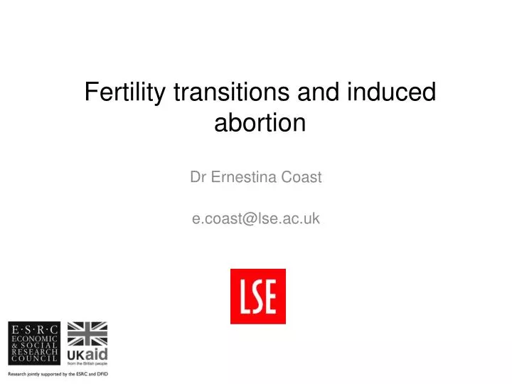fertility transitions and induced abortion