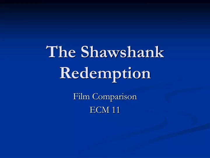 the shawshank redemption