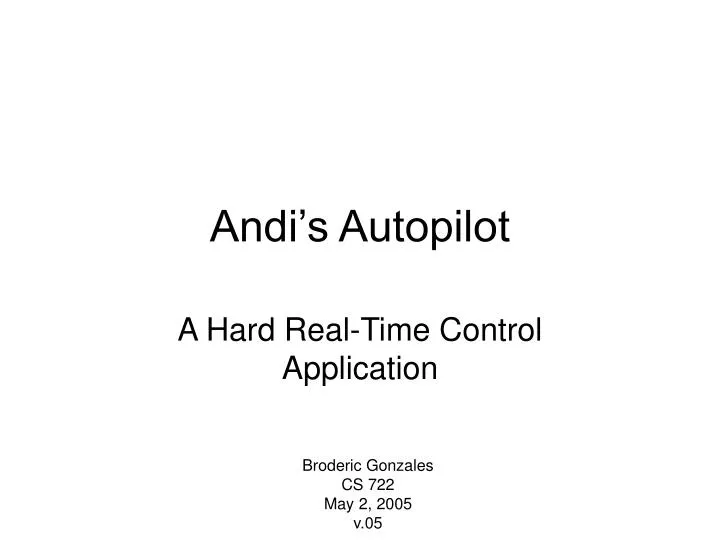 andi s autopilot