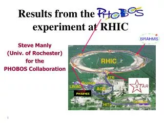 Results from the PHOBOS experiment at RHIC