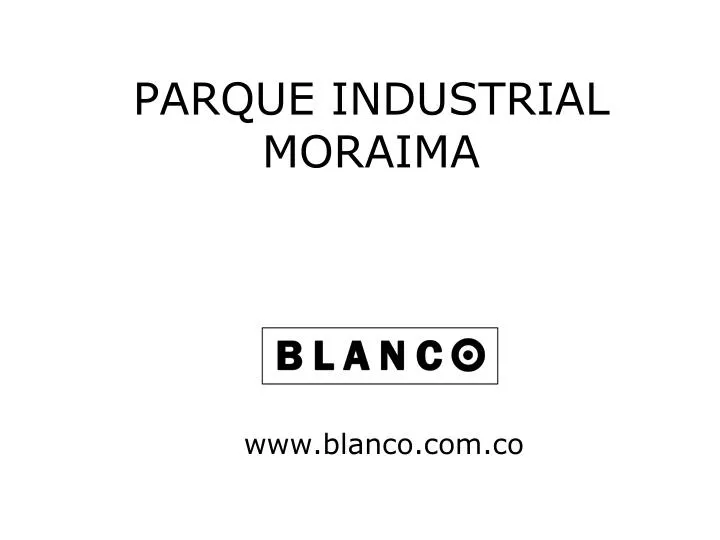 parque industrial moraima