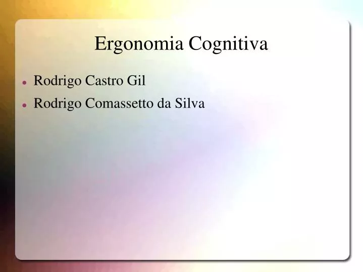 ergonomia cognitiva