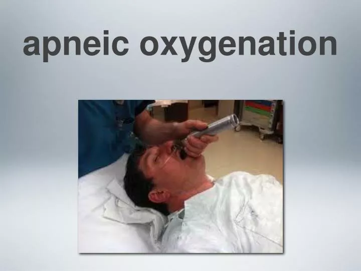 apneic oxygenation
