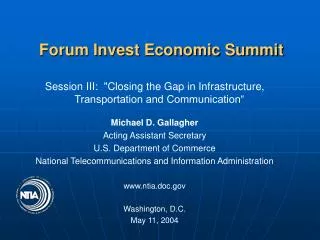 Forum Invest Economic Summit