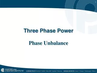 Three Phase Power