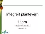 Integrert plantevern - slide 1