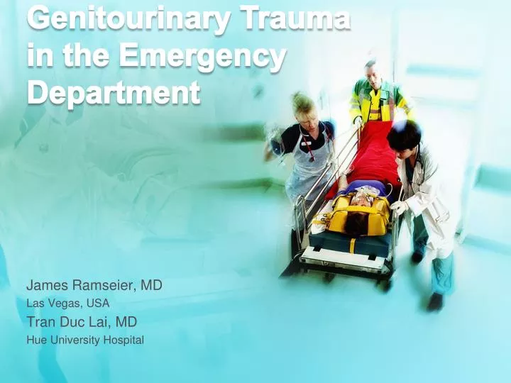 genitourinary trauma in the emergency department