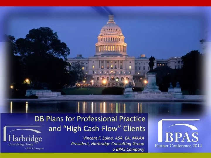 db plans for professional practice and high cash flow clients