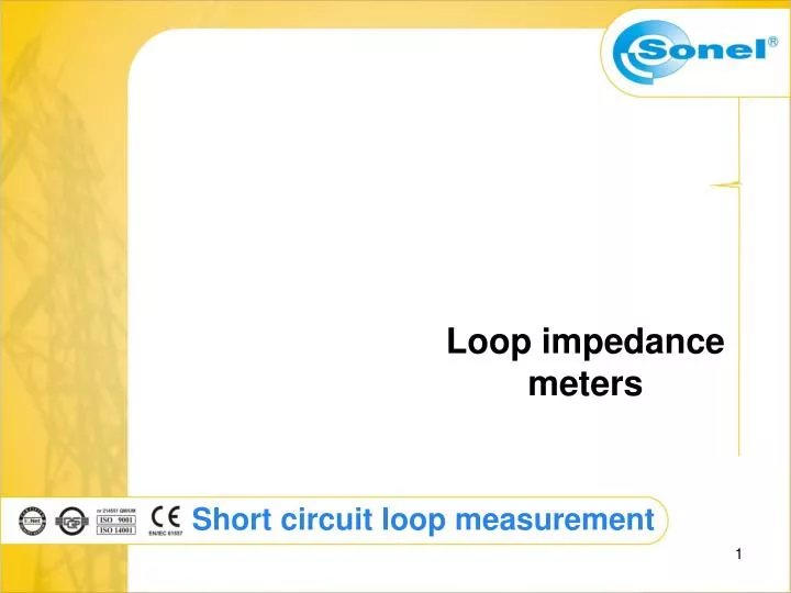 short circuit loop measurement