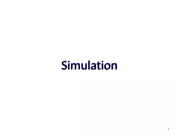 simulation