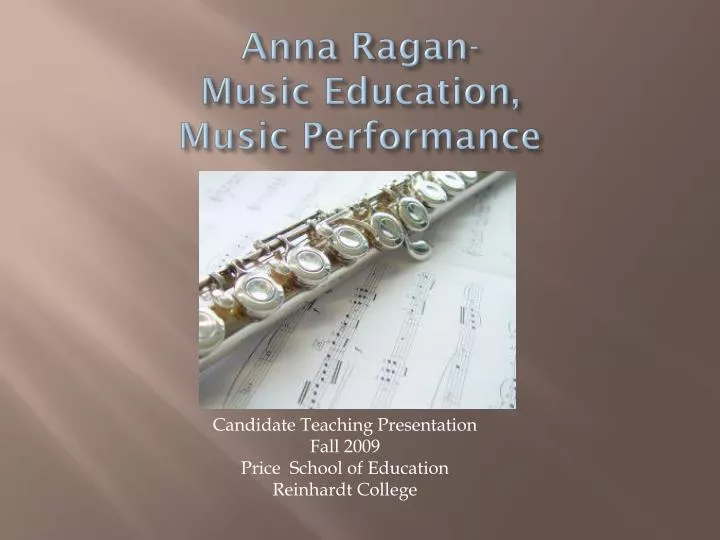 anna ragan music education music performance