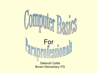 Computer Basics