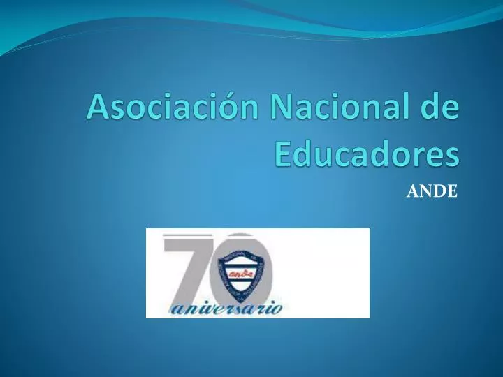 asociaci n nacional de educadores