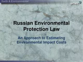 Russian Environmental Protection Law