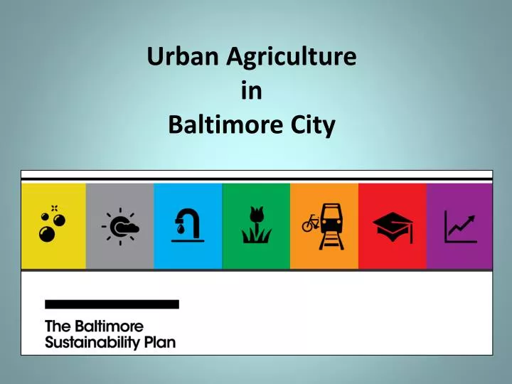 urban agriculture in baltimore city