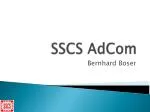 SSCS AdCom