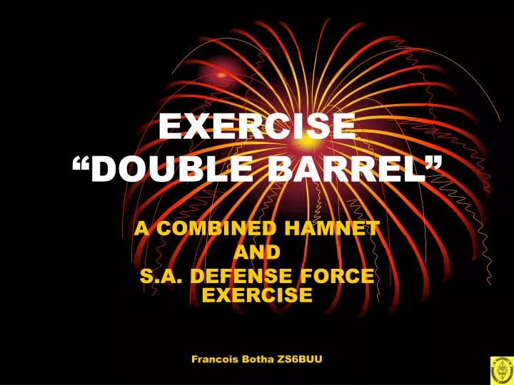 exercise double barrel