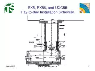 SX5, PX56, and UXC55 Day-to-day Installation Schedule