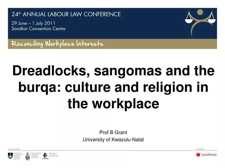 dreadlocks sangomas and the burqa culture and religion in the workplace