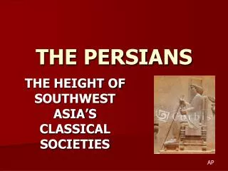 THE PERSIANS