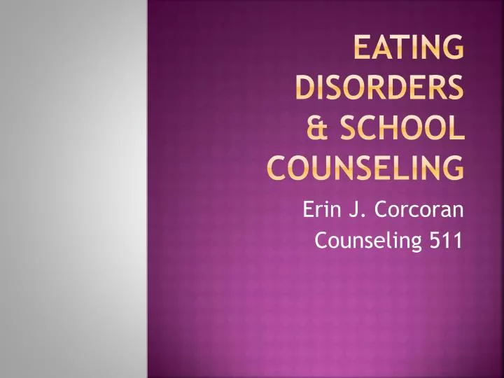 eating disorders school counseling