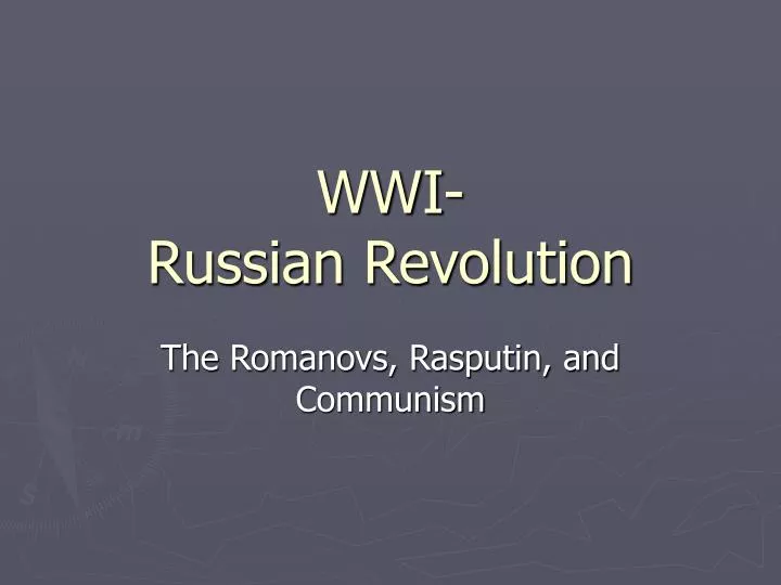 wwi russian revolution