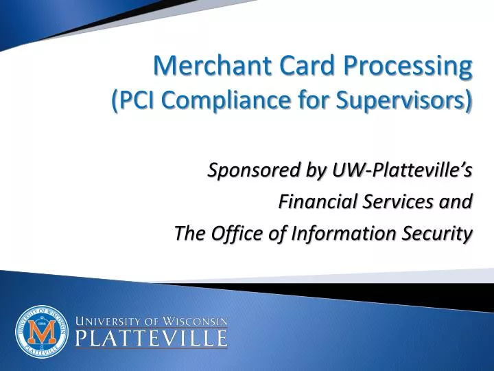 merchant card processing pci compliance for supervisors