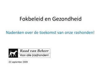 fokbeleid en gezondheid