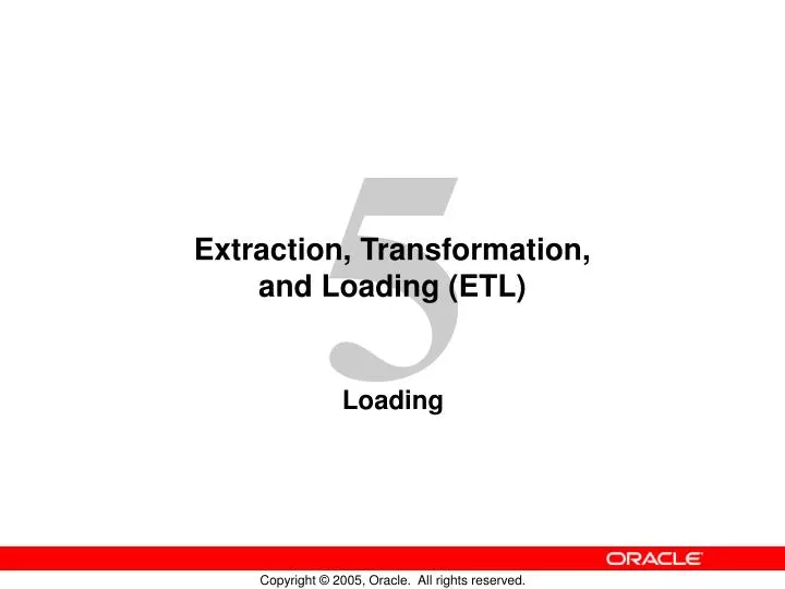 extraction transformation and loading