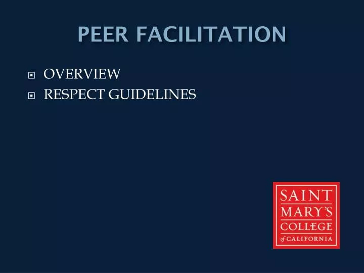 peer facilitation