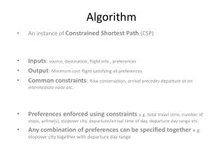 Algorithm