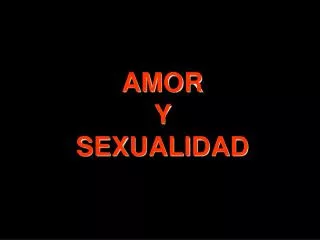 amor y sexualidad