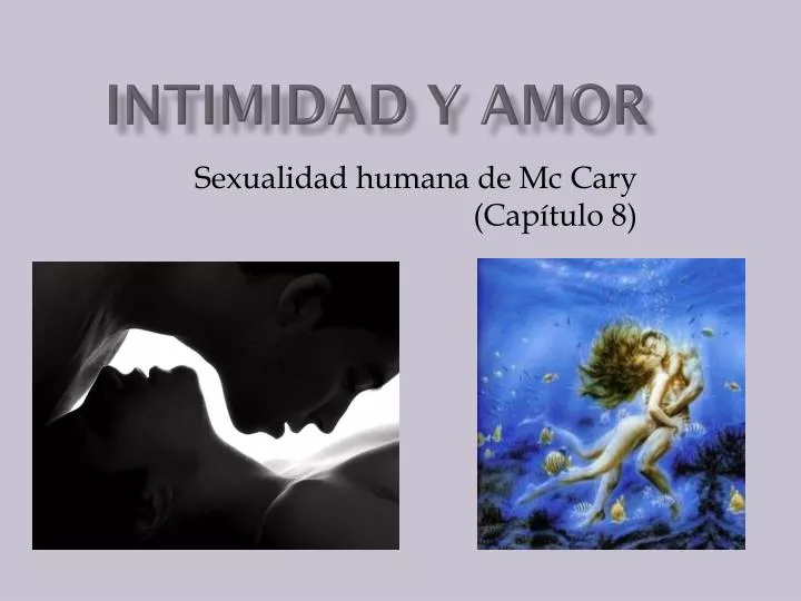 intimidad y amor