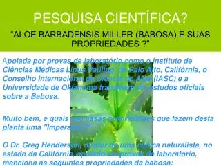 pesquisa cient fica