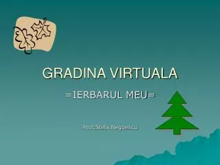 gradina virtuala