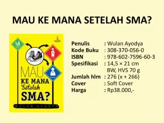 mau ke mana setelah sma