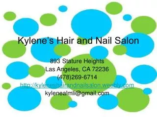 Kylene’s Hair and Nail Salon
