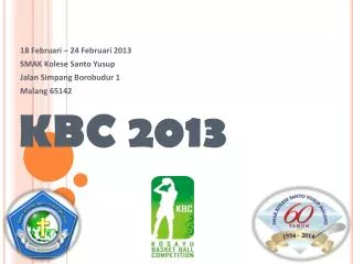 kbc 2013