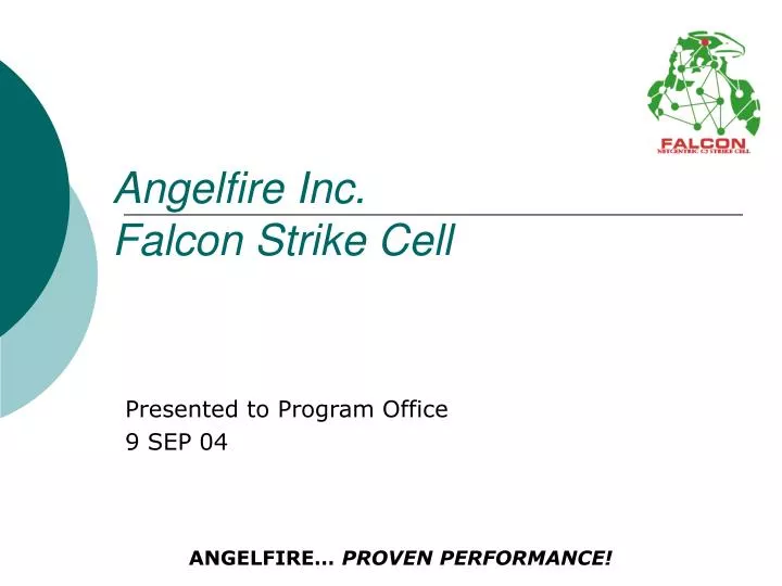 angelfire inc falcon strike cell