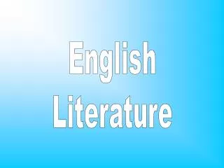 English Literature