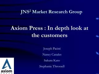 JNS 2 Market Research Group
