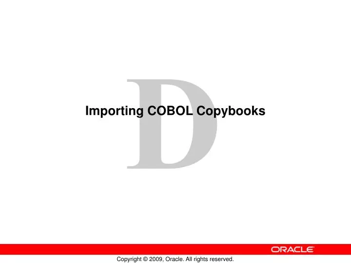 importing cobol copybooks