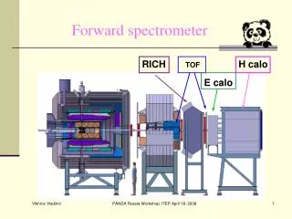 Forward spectrometer
